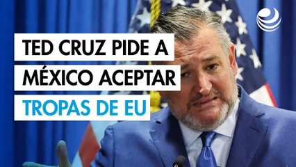 Ted Cruz pide a México aceptar despliegue de tropas de EU contra el narco