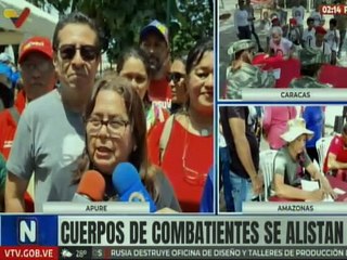 Cuerpo combatiente de trabajadores apureños invita al alistamiento militar para defender la patria