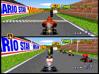 Mario Kart 64 online multiplayer - n64