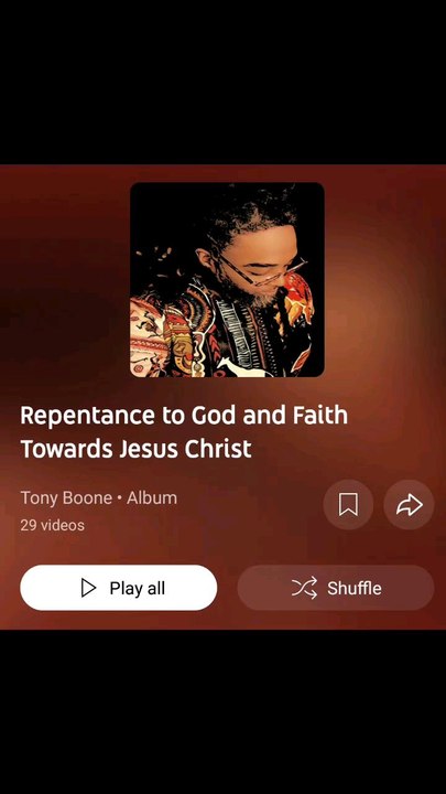 Repentance to God and Faith towards Jesus Christ.  Out on all platforms.