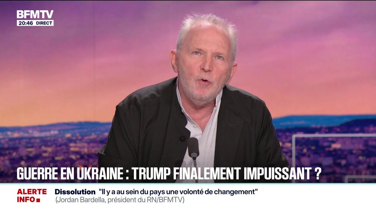 Tensions Europe/États-Unis: "Le rêve de Trump est de défaire l'Union européenne", estime Bernard Guetta, député européen du groupe Renew