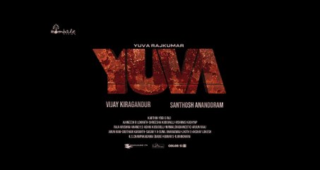 Yuva Title Teaser ｜ March 28th Grand Release ｜ Yuva Rajkumar ｜ Santhosh Ananddram ｜ Hombale Films