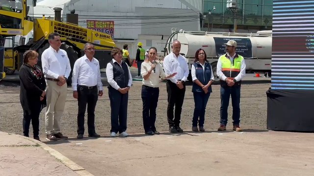 Entra en operación nuevos trenes para la repavimentación en el oriente del Edomex