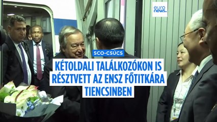 Az ENSZ főtitkára kétoldali egyeztetéseken vett részt az SCO-csúcs előtt