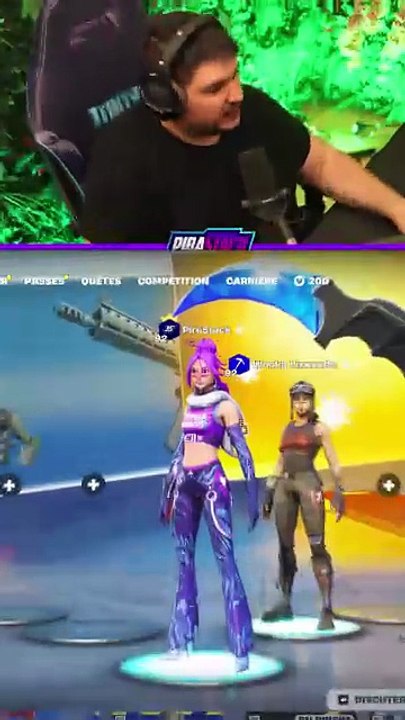 Je lui fait découvrir l'addiction du moment !Pour jouer : Case Opening Simulator #fortnite #pirastack