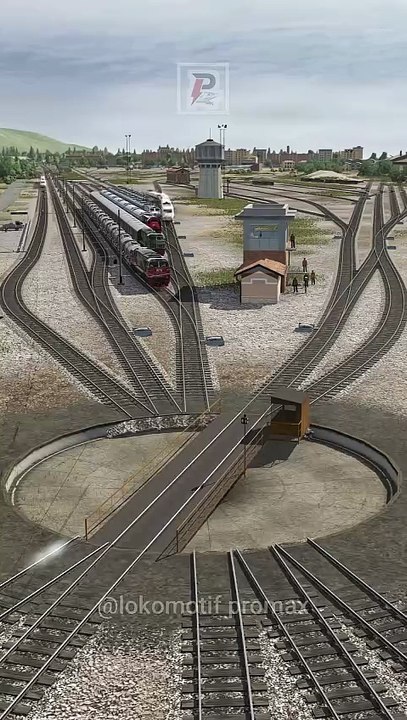 5 Kereta Api Cepat Melintasi Antrian Persilangan Turntable Kereta _train _railway _shorts _tranding(1080P_60FPS)
