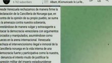 Venezuela rechaza declaraciones de la Cancillería de Noruega contra nuestra soberanía