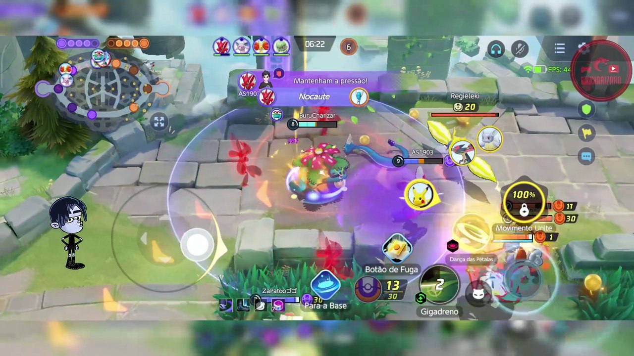 DRAGAPULT NÃO CONTAVA COM O NÍVEL 14 DO VENUSAUR POKÉMON UNITE GAMEPLAY