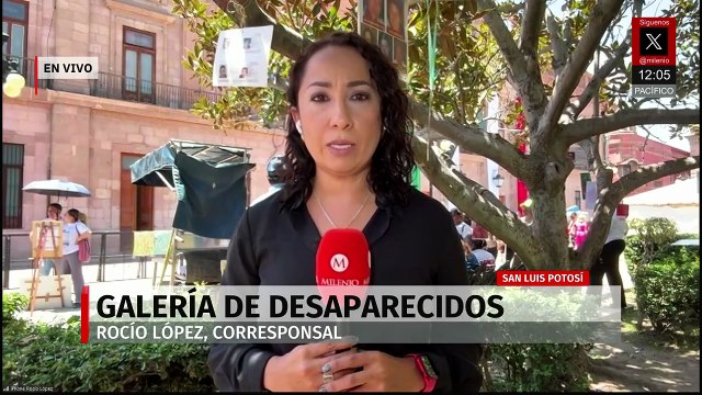 Madres buscadoras de SLP realizan galería de sus hijos desaparecidos