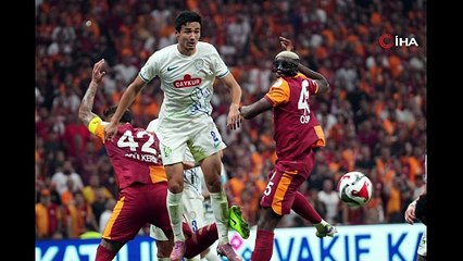 Trendyol Süper Lig: Galatasaray: 3 - Çaykur Rizespor: 1 (Maç sonucu)