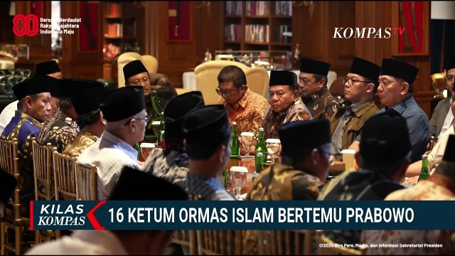 3 Jam Bertemu Prabowo, 16 Ormas Islam Beri Masukan soal Penanganan Demo hingga Jaga Persatuan