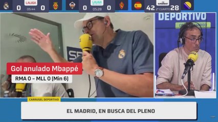 Reacción de Roncero a la polémica y los goles del Real Madrid 2 - Mallorca 1