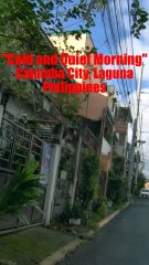 Cold and Quiet Street in Calamba City, Laguna, Philippines
