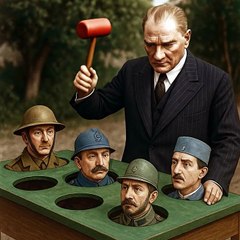 Atatürk Köstebek Oyunu Oynuyor