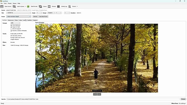 Handbrake - Lesson 4 - Choosing a Preset for Fast Conversion