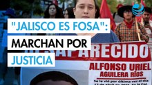 "¡Jalisco es una fosa!": cientos marchan para exigir justicia por víctimas de desaparición