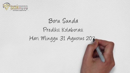 Kode Syair Boru Sunda Hari Minggu 31 Agustus 2025 #PakTuntung