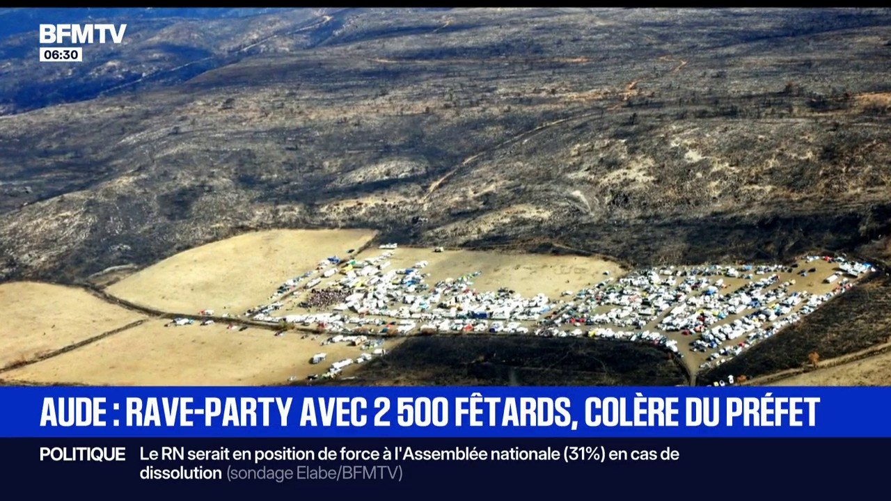 Aude: plus de 2.000 fêtards se sont réunis pour faire la fête dans la nuit de vendredi à samedi