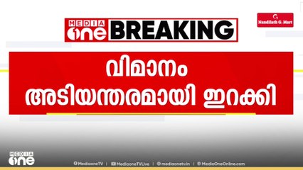 എയർ ഇന്ത്യ വിമാനത്തിന്റെ എഞ്ചിനിൽ തീ പടർന്നതിനെ തുടർന്ന് വിമാനം അടിയന്തര ലാൻഡിങ് നടത്തി