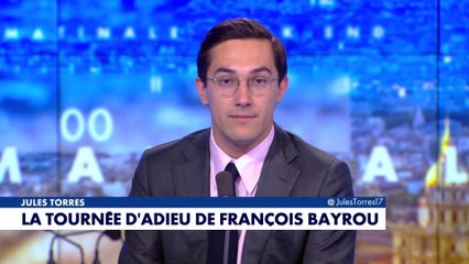 L'édito de Jules Torres : «La tournée d'adieu de François Bayrou»