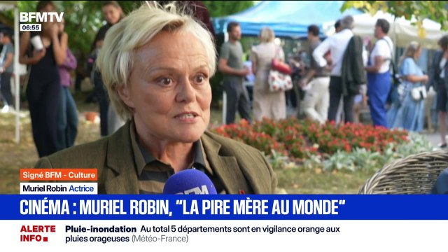 Signé BFM - Muriel Robin brille au Festival du film francophone d'Angoulême avec La pire mère au monde