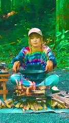 Fried rice made with gyoza dumplings 🥟🔥