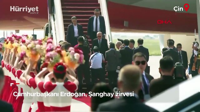 Cumhurbaşkanı Erdoğan, Şanghay zirvesi için Çin'de