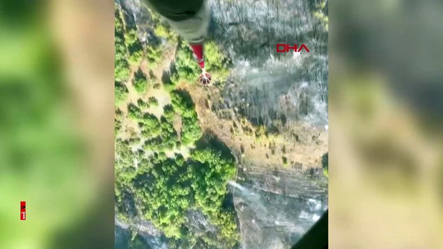 Balıkesir’deki orman yangını 13 saat sonra kontrol altına alındı