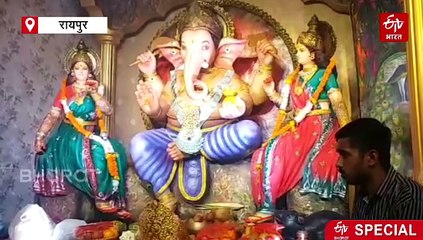 रायपुर का गोलबाजार जहां 750 ग्राम सोने के मुकुट के साथ विराजे 'सांवलिया सेठ', जानिए पंडाल का इतिहास-पंरपरा