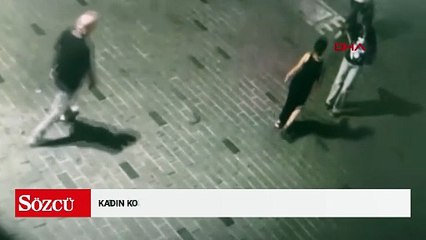 Taksim’de kadın koluna girdiği kişinin telefonunu gasbetti; o anlar kamerada