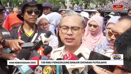 100 ribu banjiri Dataran Putrajaya rai Hari Kebangsaan 2025