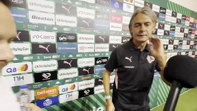 Inzaghi dopo Palermo-Frosinone: «Prestazione gagliarda, peccato per i due pali, onorati per la presenza di Mattarella»
