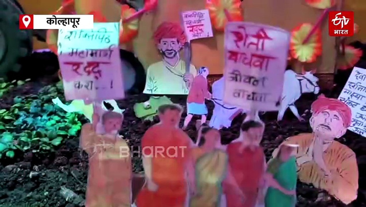 महादेवी हत्तीणी ते शक्तिपीठ महामार्ग... कोल्हापूरचा गणेशोत्सव ठरतोय सामाजिक प्रश्नांचा आरसा, देखाव्यातून सुरूय समाजप्रबोधन