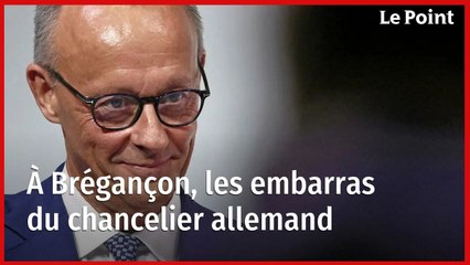 À Brégançon, les embarras du chancelier allemand