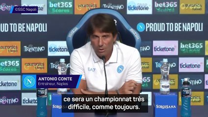 Conte : "Sept ou huit équipes peuvent se battre pour le Scudetto"