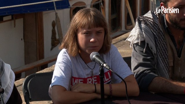 Greta Thunberg en tête d’une flottille de bateaux qui veut atteindre Gaza