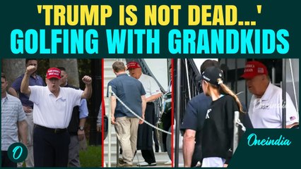 Trump Reappears after 3 Days of Missing | Weak & Bruised but Golfing with Grandchildren in Virginia