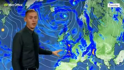 Met Office Sunday Afternoon weather forecast 31/08/2025