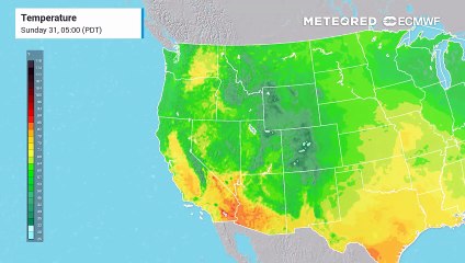 Heat will be building in the West to start the first week of meteorological fall.