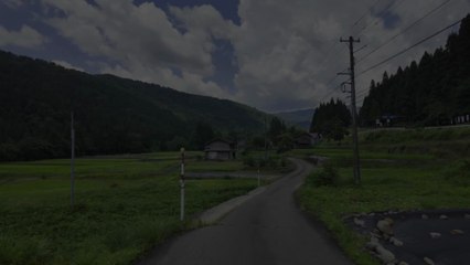 4K Japan Immersive Walk | The Countryside of Japan in Summer: Blue Sky & White Clouds