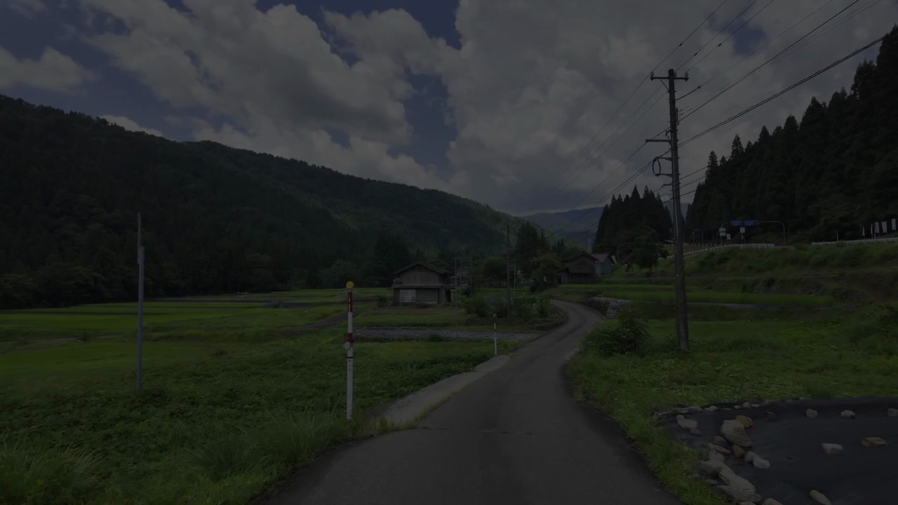 4K Japan Immersive Walk | The Countryside of Japan in Summer: Blue Sky & White Clouds