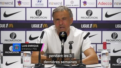 PSG - Luis Enrique : “Chevalier a montré une fois de plus sa personnalité et sa qualité”