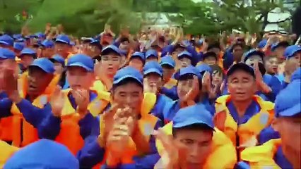 Realizada com solenidade cerimônia de inauguração da Empresa de Maricultura do condado de Rakwon