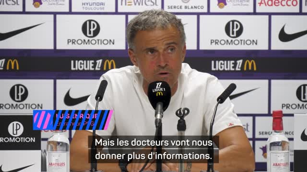PSG - Luis Enrique : “J'espère que ce n’est rien pour Dembélé”