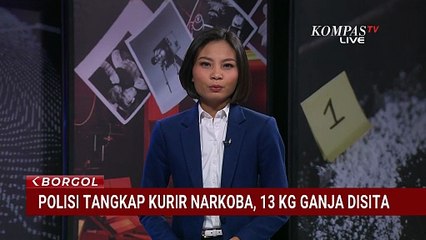 Polisi Bongkar Jaringan Narkoba Lintas Provinsi, 13 Kg Ganja Disita | BORGOL
