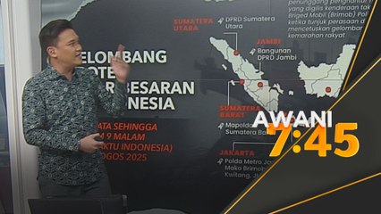 Gelombang protes besar-besaran di Indonesia