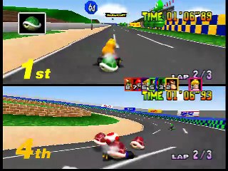 Mario Kart 64 online multiplayer - n64