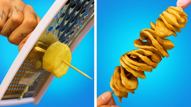 10 Unusual Ways to Peel & Cut Fruits and Veggies You’ve Never Seen!