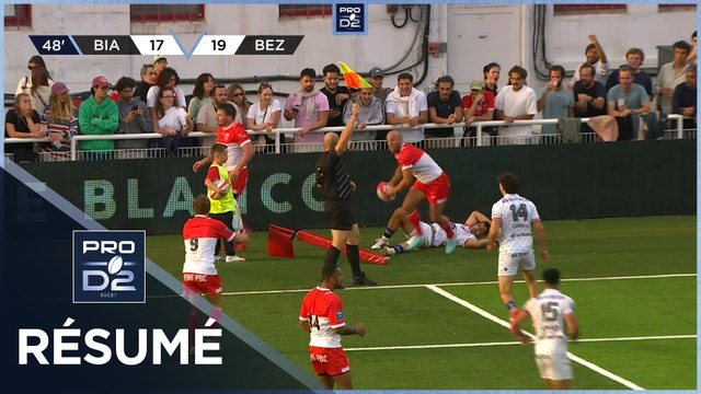 PRO D2 Saison 2025-2026 J01 - Résumé Biarritz Olympique PB - AS Béziers Hérault