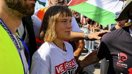 Greta Thunberg y la Flotilla Global Sumud: Solidaridad con Palestina desde Barcelona 🚢